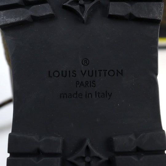 LOUIS VUITTON sneakers Main: suede leather, part: Brown type mens 6 Used Authentic