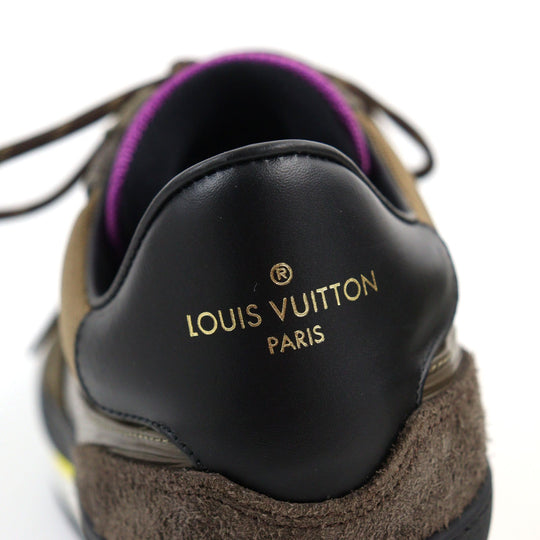 LOUIS VUITTON sneakers Main: suede leather, part: Brown type mens 6 Used Authentic