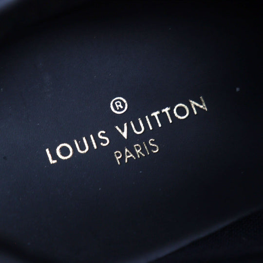 LOUIS VUITTON sneakers Main: suede leather, part: Brown type mens 6 Used Authentic