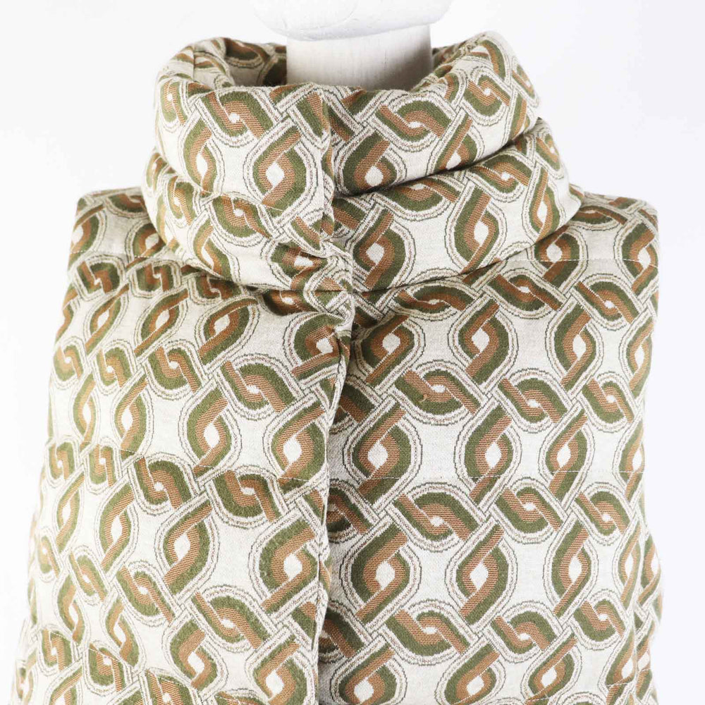 Herno Down vest PI001615D Rayon Beige brown 42