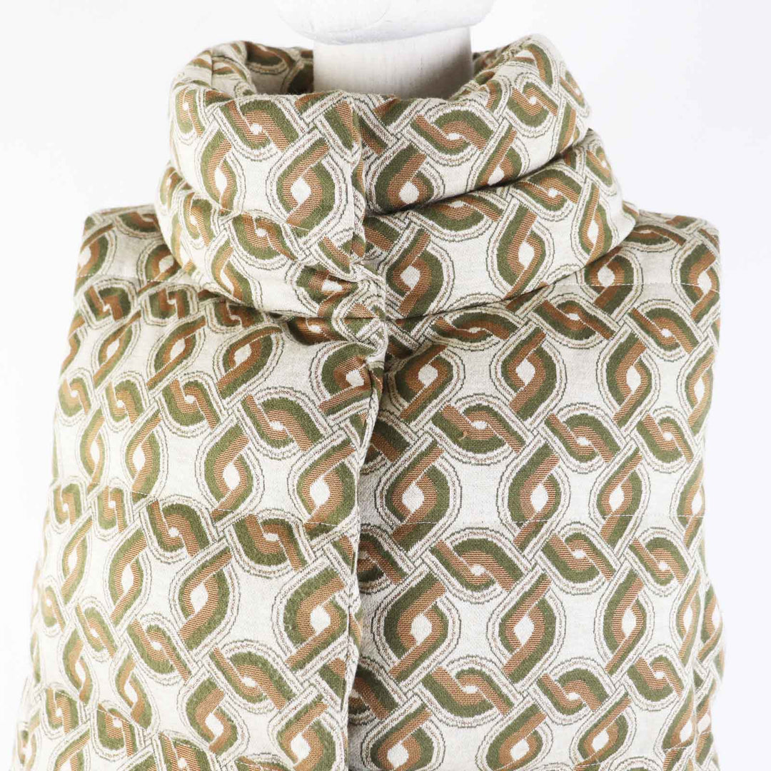 Herno Down vest PI001615D Rayon Beige brown 42