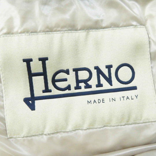 Herno Down vest PI001615D Rayon Beige brown 42