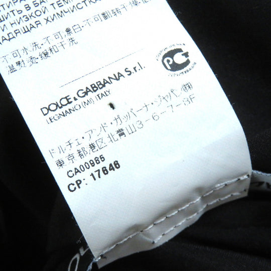 DOLCE&GABBANA one piece Outer: 74% cotton, Outer: 11% rayon, Outer: 10% nylon, Outer: 5% silk, Lining: 85% silk Beige black Women 38 Used Authentic
