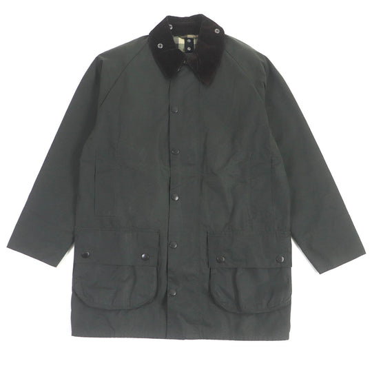 Barbour Coverall 2002414 MWX0017SG19 cotton green BEAUFORT mens 36 Used Authentic