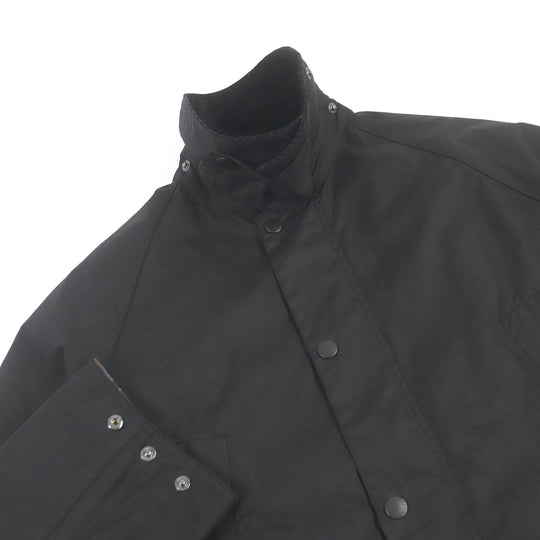 Barbour Coverall 232MWX1679 cotton black OS WAX BEDALE mens 42 Used Authentic