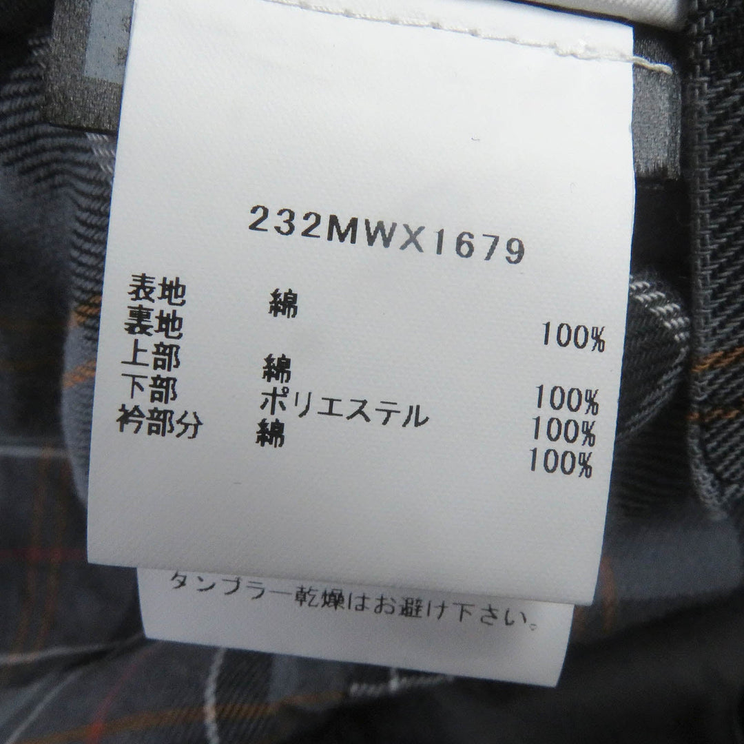 Barbour Coverall 232MWX1679 cotton black OS WAX BEDALE mens 42 Used Authentic