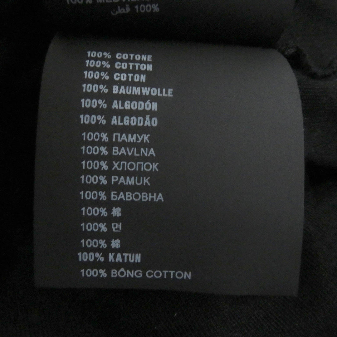 PRADA Short sleeve T-shirt UJN317 Main: 100% cotton black mens S Used Authentic