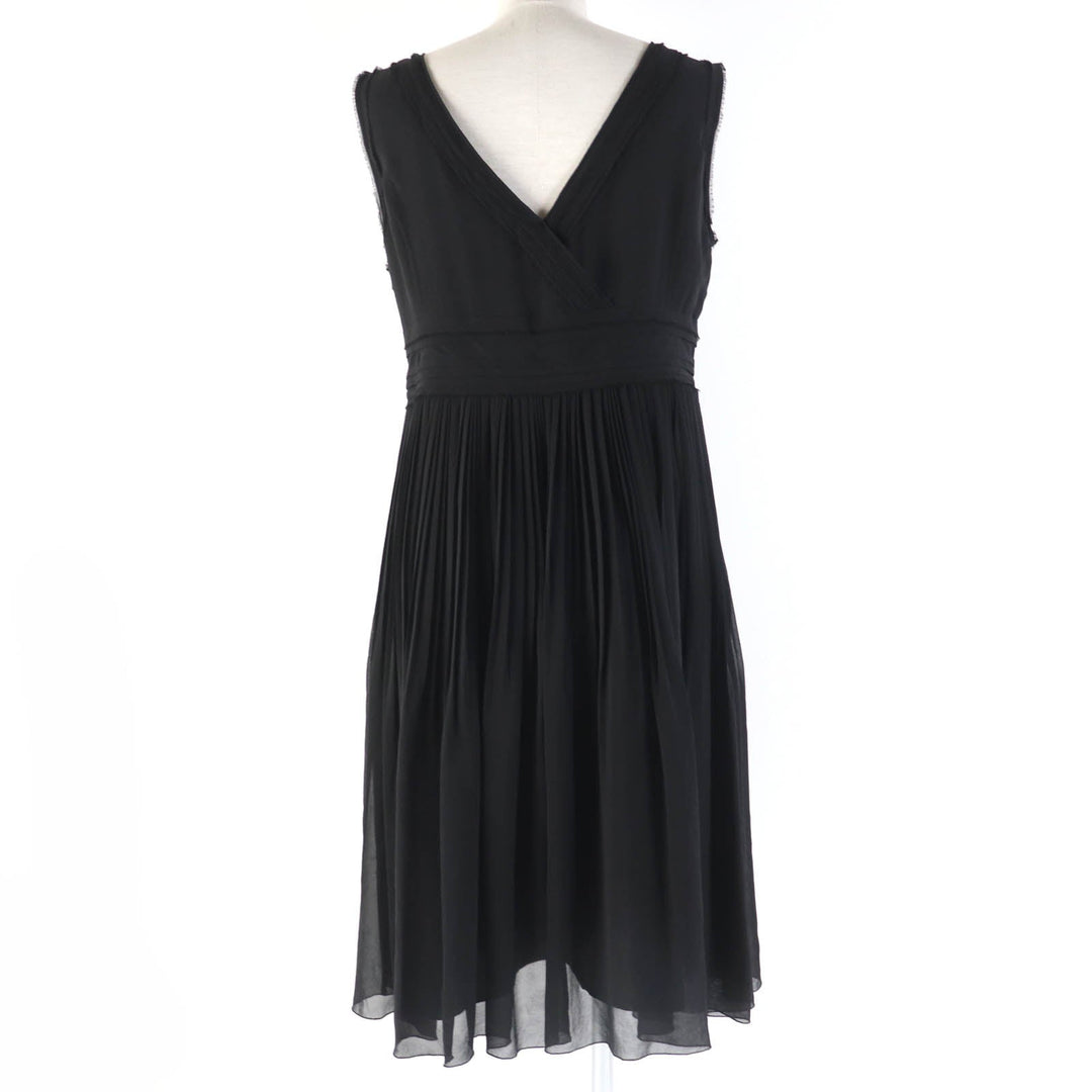 FOXEY one piece 37822 Main: 100% silk, Lining: 100% silk black Women 40 Used Authentic