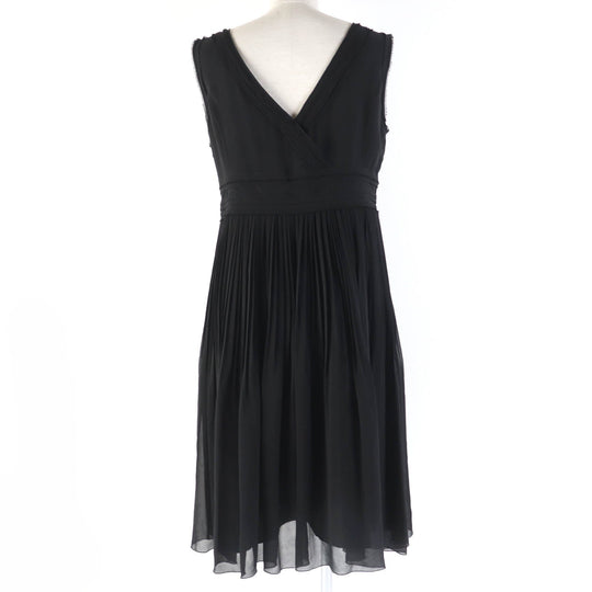 FOXEY one piece 37822 Main: 100% silk, Lining: 100% silk black Women 40 Used Authentic
