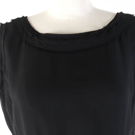 FOXEY one piece 37822 Main: 100% silk, Lining: 100% silk black Women 40 Used Authentic