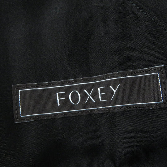 FOXEY one piece 37822 Main: 100% silk, Lining: 100% silk black Women 40 Used Authentic