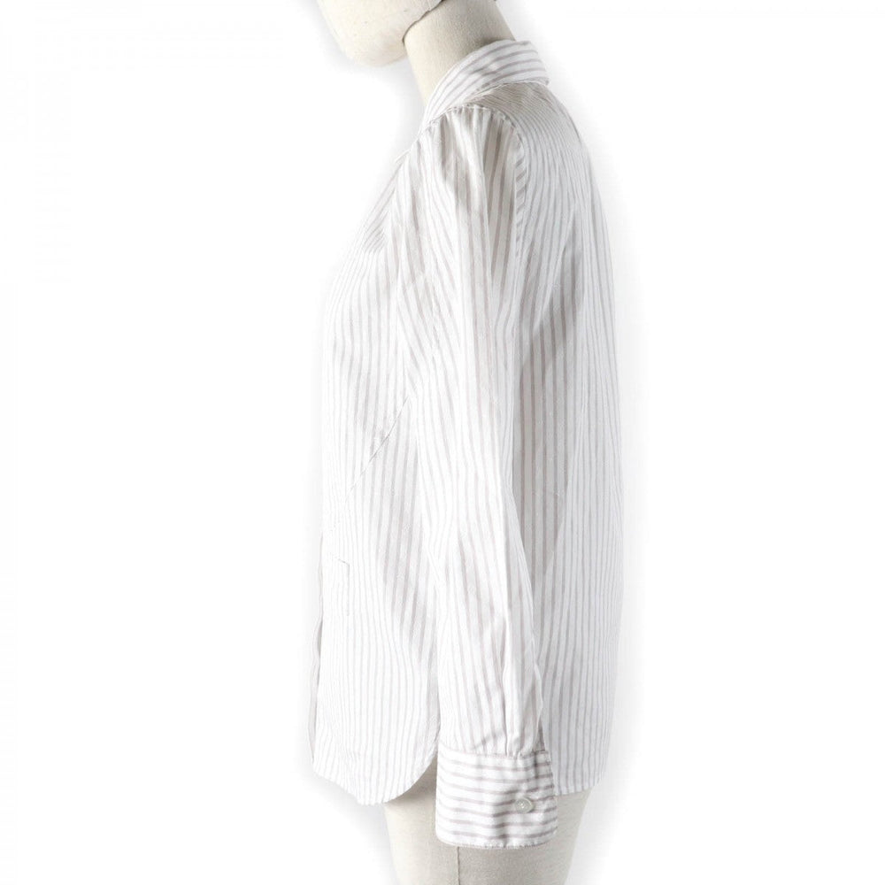 LOUIS VUITTON Long sleeve shirt Main: 100% cotton Light brown type Women 36 Used Authentic