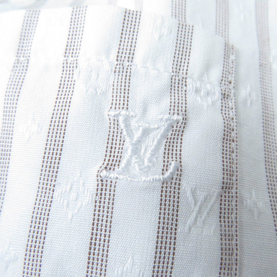 LOUIS VUITTON Long sleeve shirt Main: 100% cotton Light brown type Women 36 Used Authentic