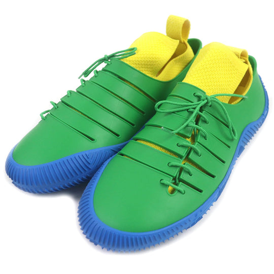 BOTTEGAVENETA Low cut sneakers Main: Rubber Green blue yellow CLIMBER SNEAKER mens 48 Used Authentic