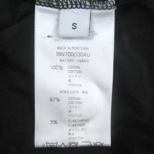 GIVENCHY Short sleeve T-shirt BW700D304U Main: 100% cotton, part: 97% cotton, part: 3% polyurethane black mens S Used Authentic