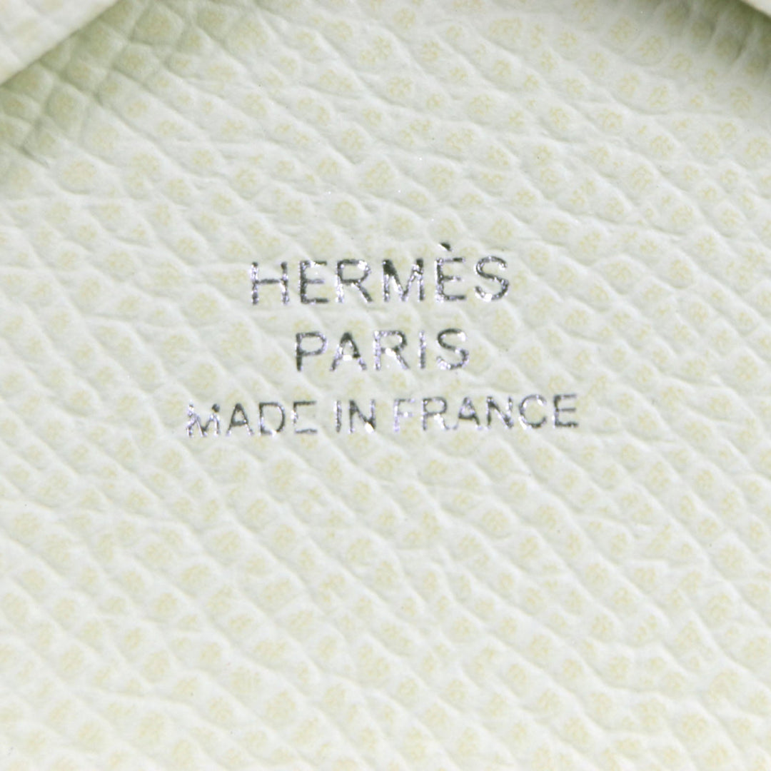 HERMES Coin case Main�FEpsom joune milton Calvi duo mens(Unisex) Used Authentic