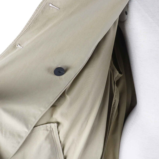 Christian Dior trench coat 841M55A3332 Main: 100% cotton, some parts: metal beige Women 44 Used Authentic