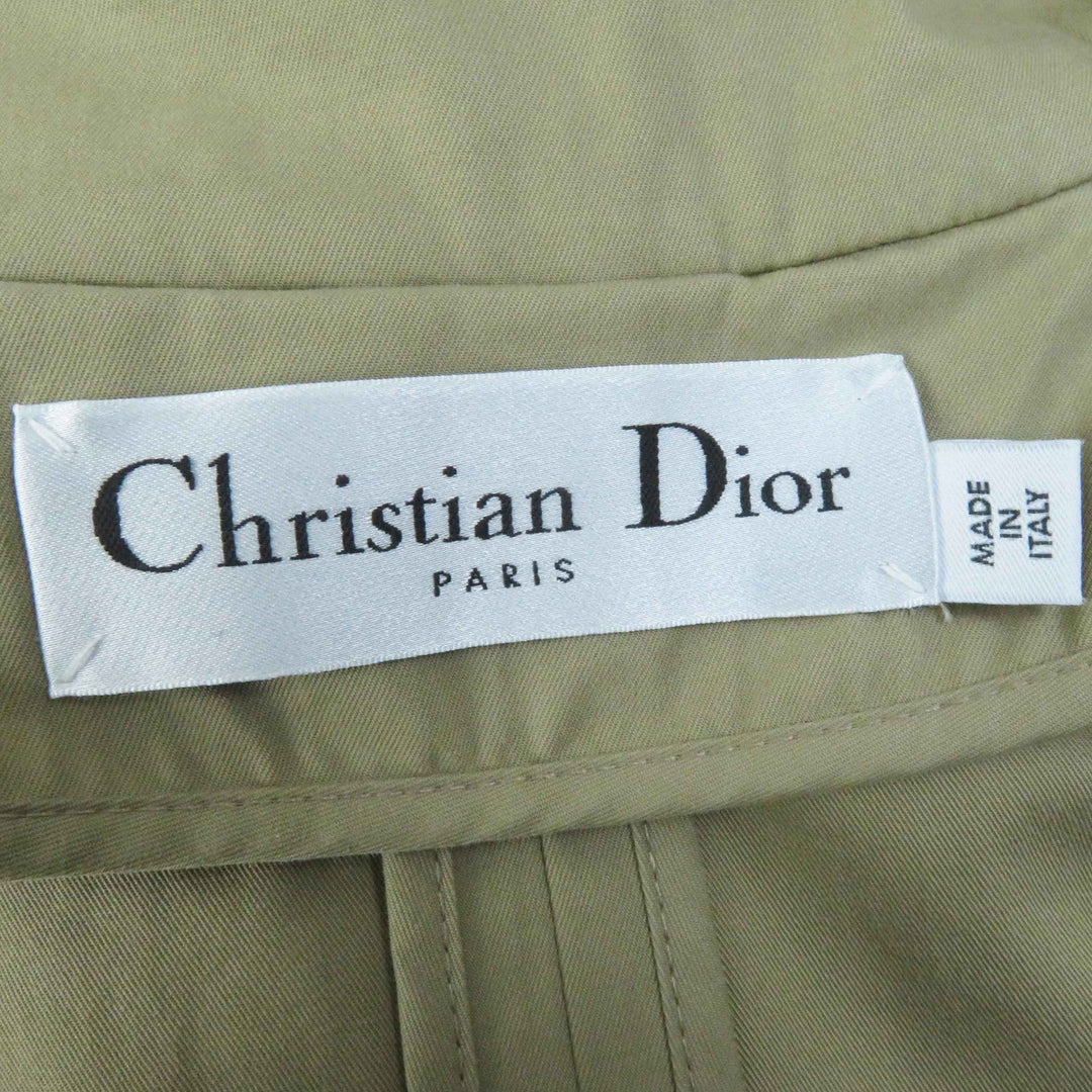Christian Dior trench coat 841M55A3332 Main: 100% cotton, some parts: metal beige Women 44 Used Authentic