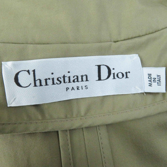 Christian Dior trench coat 841M55A3332 Main: 100% cotton, some parts: metal beige Women 44 Used Authentic