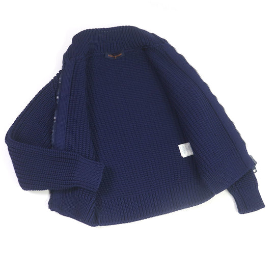 LOUIS VUITTON knit 1A89YK Main: 100% polyester Navy mens XS Used Authentic