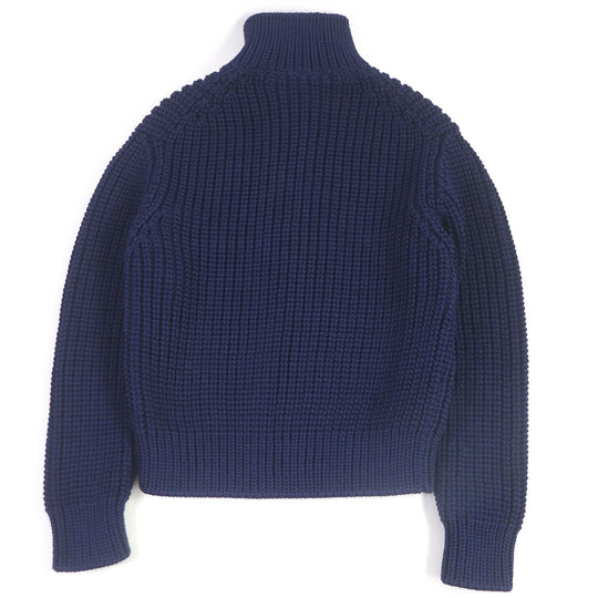 LOUIS VUITTON knit 1A89YK Main: 100% polyester Navy mens XS Used Authentic