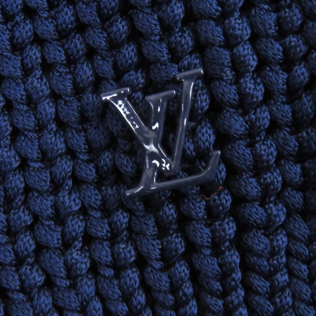 LOUIS VUITTON knit 1A89YK Main: 100% polyester Navy mens XS Used Authentic