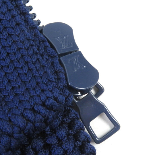 LOUIS VUITTON knit 1A89YK Main: 100% polyester Navy mens XS Used Authentic