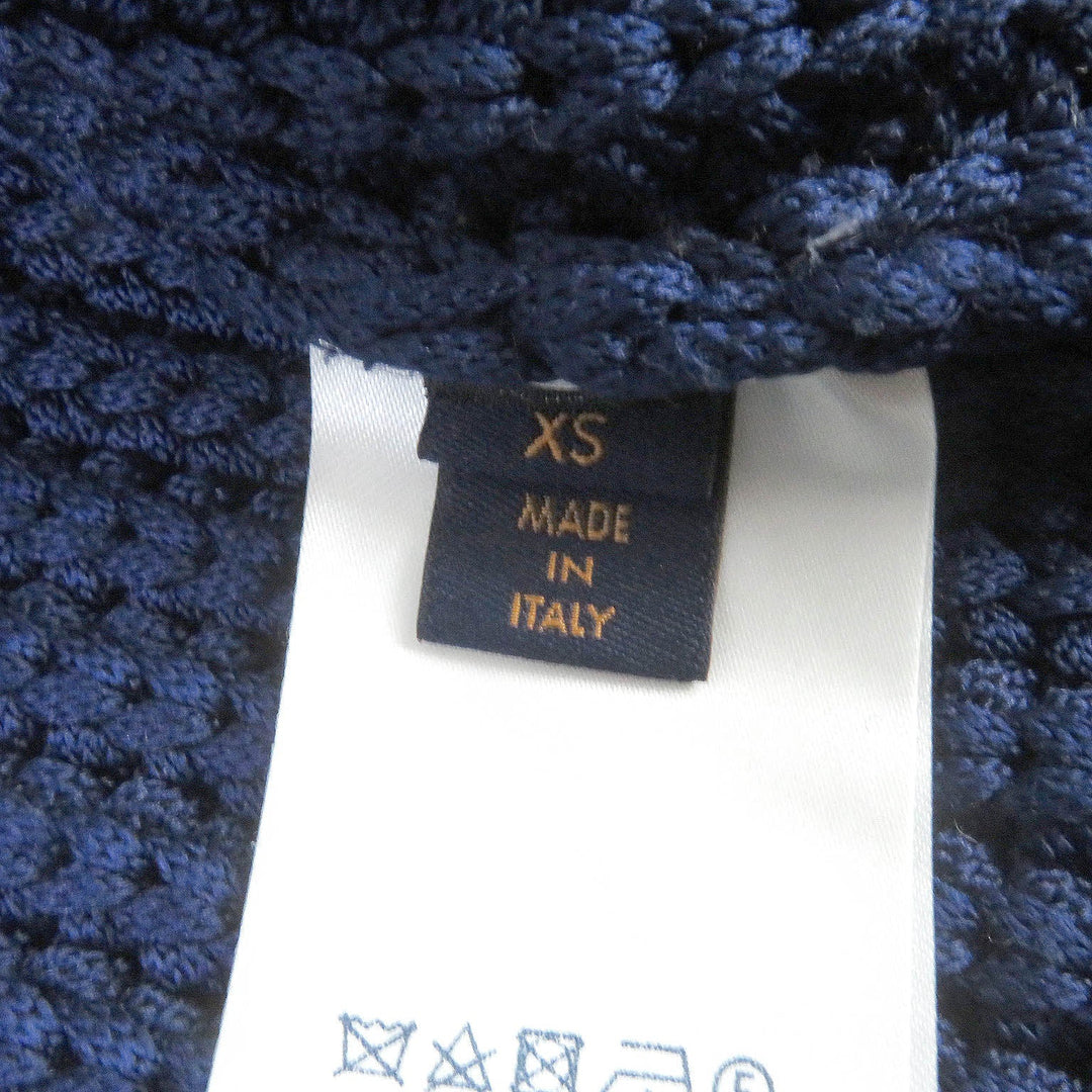 LOUIS VUITTON knit 1A89YK Main: 100% polyester Navy mens XS Used Authentic