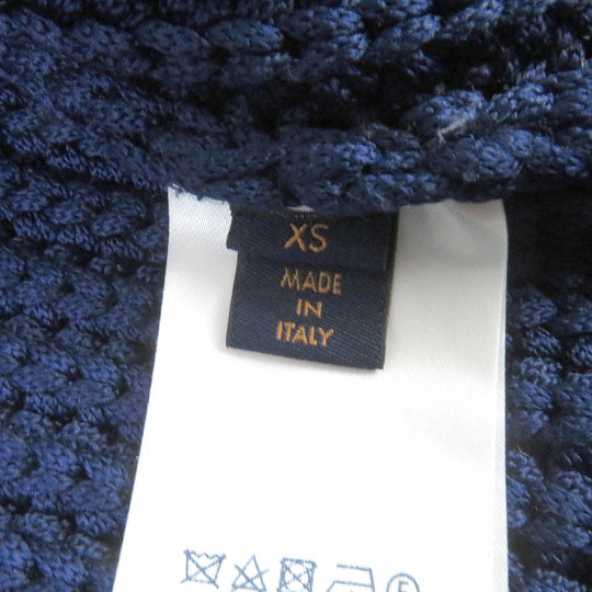 LOUIS VUITTON knit 1A89YK Main: 100% polyester Navy mens XS Used Authentic