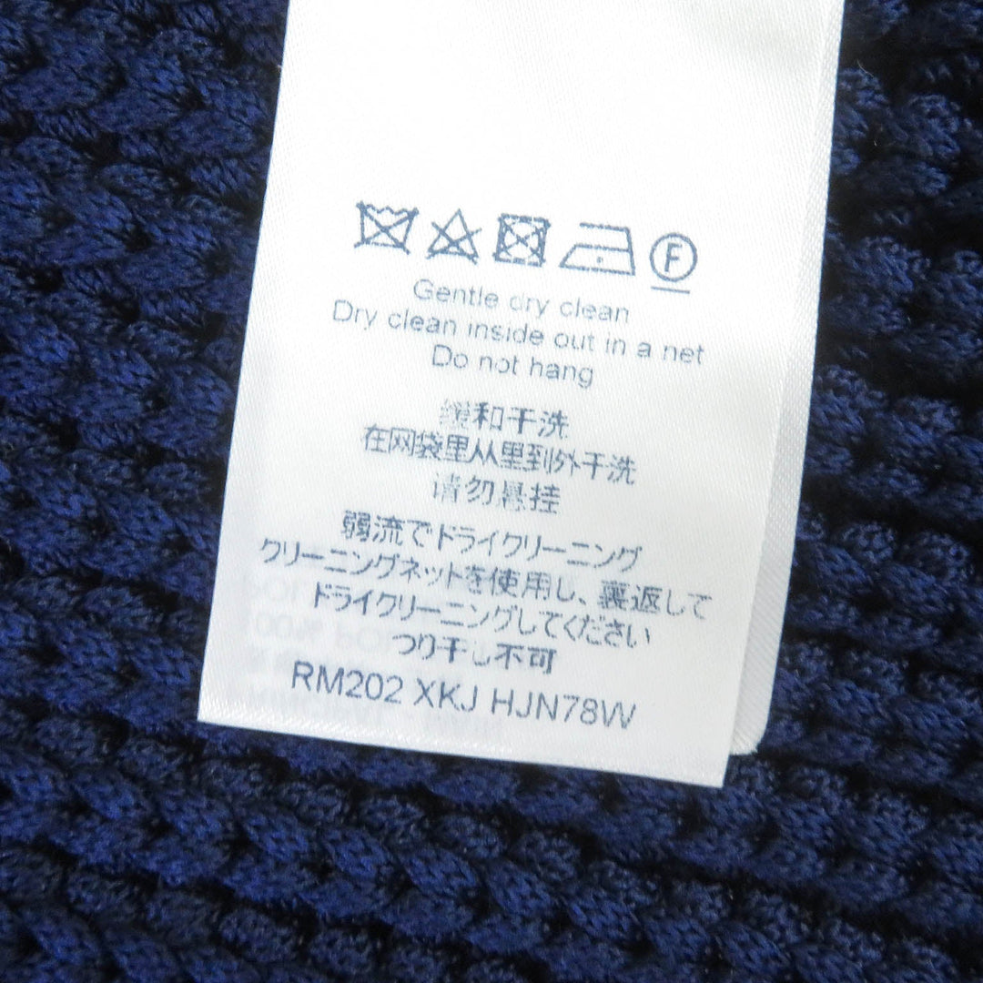LOUIS VUITTON knit 1A89YK Main: 100% polyester Navy mens XS Used Authentic