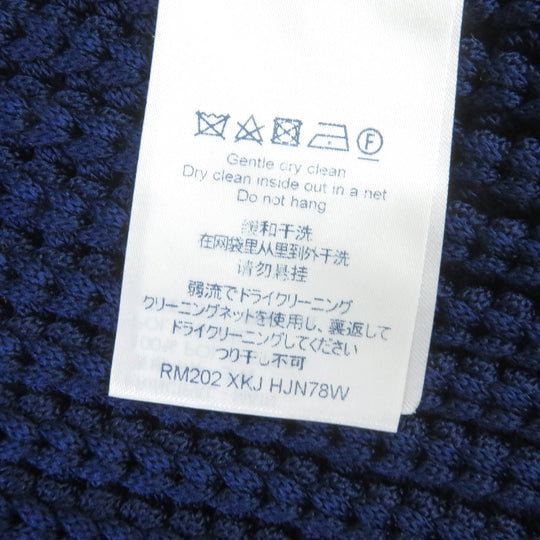 LOUIS VUITTON knit 1A89YK Main: 100% polyester Navy mens XS Used Authentic