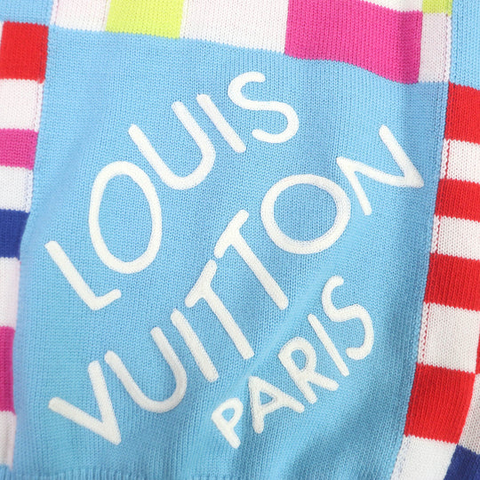LOUIS VUITTON knit 1A8P48 Main: 100% wool Light blue mens XS Used Authentic