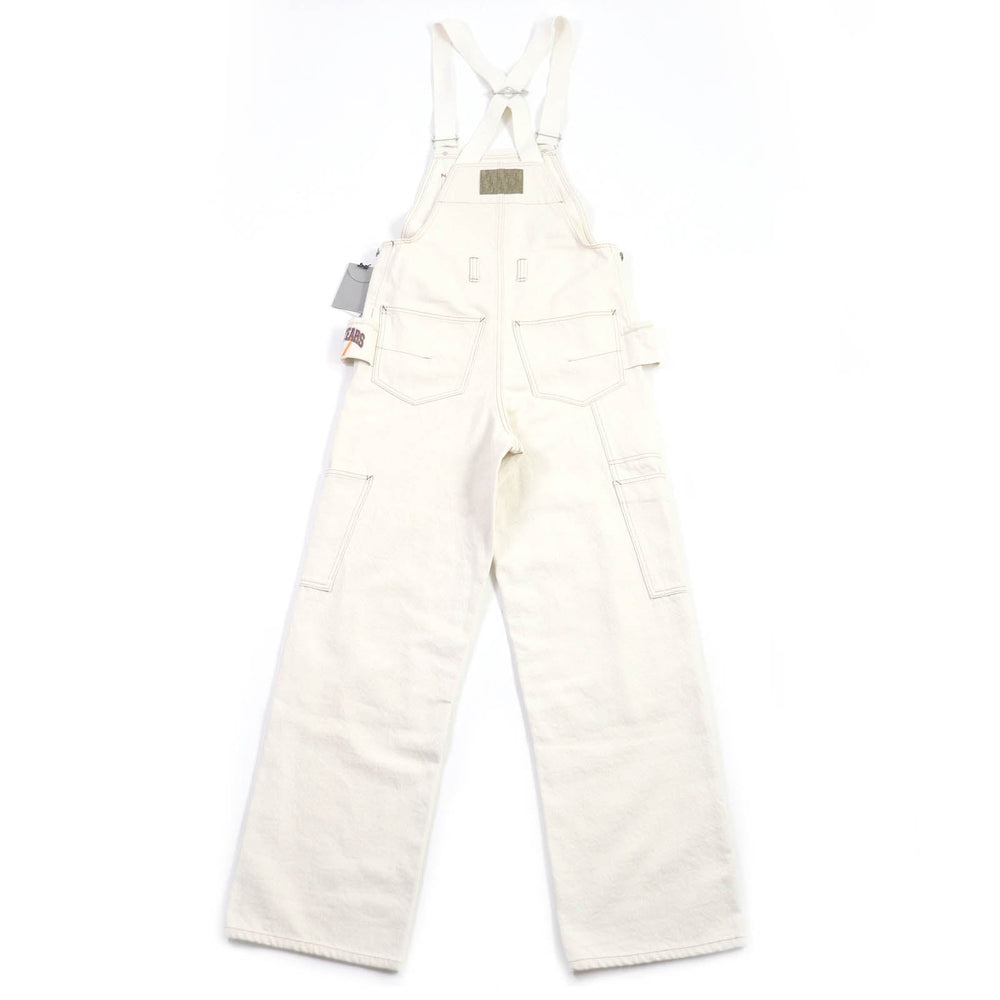 Dior HOMME Overall 393D081AY525 Main: 100% cotton, Part: 100% polyester, Leather part: Cowhide Ivory Carpenter Overalls mens 44 Used Authentic
