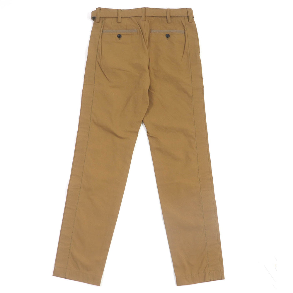 Sacai Pants 20-02324M Main: 70% cotton, Main: 30% nylon Brown Cotton Oxford Pants mens 1 Used Authentic