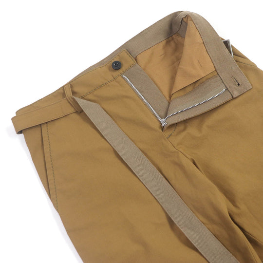 Sacai Pants 20-02324M Main: 70% cotton, Main: 30% nylon Brown Cotton Oxford Pants mens 1 Used Authentic