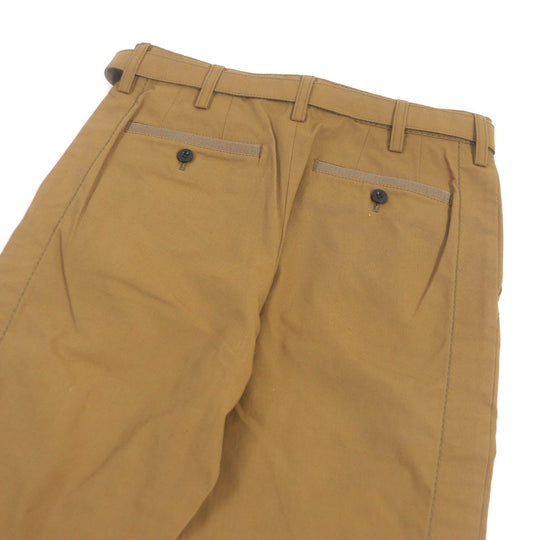 Sacai Pants 20-02324M Main: 70% cotton, Main: 30% nylon Brown Cotton Oxford Pants mens 1 Used Authentic
