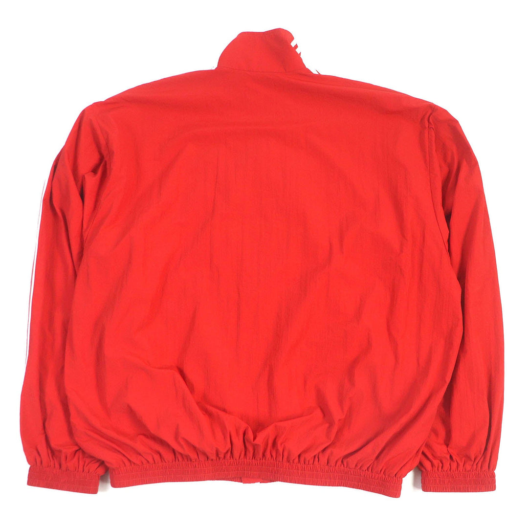 BALENCIAGA Jersey 712280 Outer: 100% nylon, Lining: 100% polyester Red 3-Stripes Trefoil Embroidery Adidas collaboration track jacket TRACKSUIT mens L Used Authentic