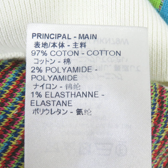 LOUIS VUITTON knit 1A8P4N Main: 97% cotton, Main: 2% nylon, Main: 1% polyurethane multicolor mens M Used Authentic