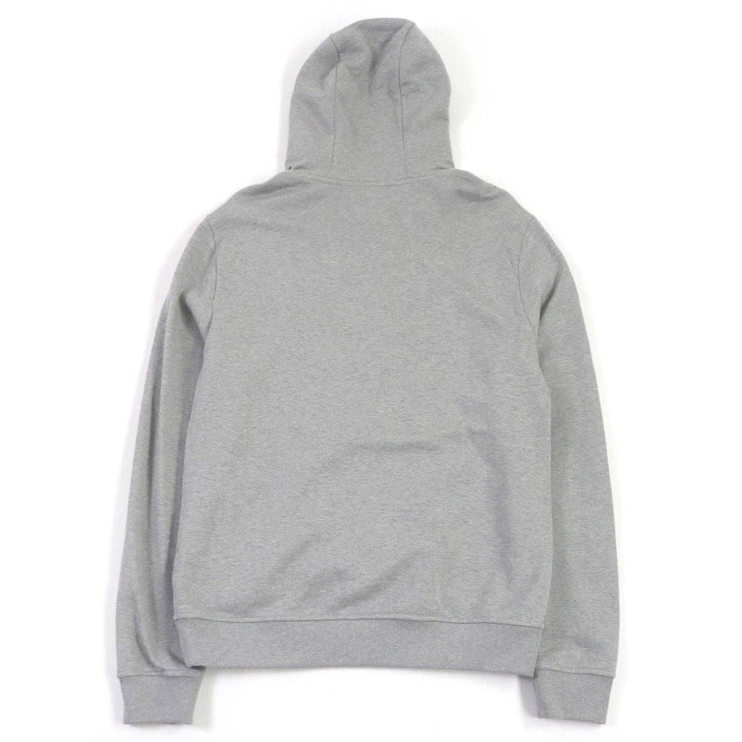 HERMES Hoodie Main: 100% cotton, Part: 90% cotton, Part: 10% polyurethane, Part: 100% cotton, Leather part: sheepskin gray Chevaux en symmetry mens M Used Authentic