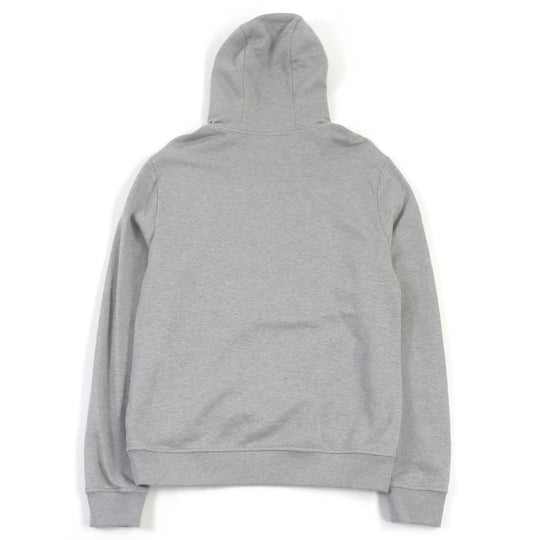 HERMES Hoodie Main: 100% cotton, Part: 90% cotton, Part: 10% polyurethane, Part: 100% cotton, Leather part: sheepskin gray Chevaux en symmetry mens M Used Authentic