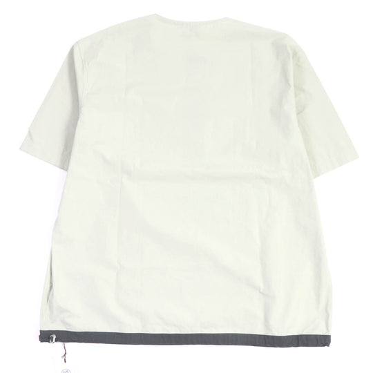 HERMES Short sleeve shirt Main: 100% cotton Light green mens 43 Used Authentic