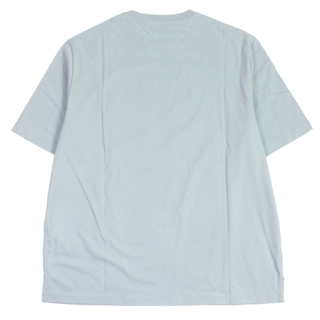HERMES Short sleeve T-shirt Main: 100% cotton Light blue Mega Chariot mens S Used Authentic