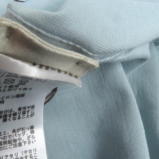 HERMES Short sleeve T-shirt Main: 100% cotton Light blue Mega Chariot mens S Used Authentic