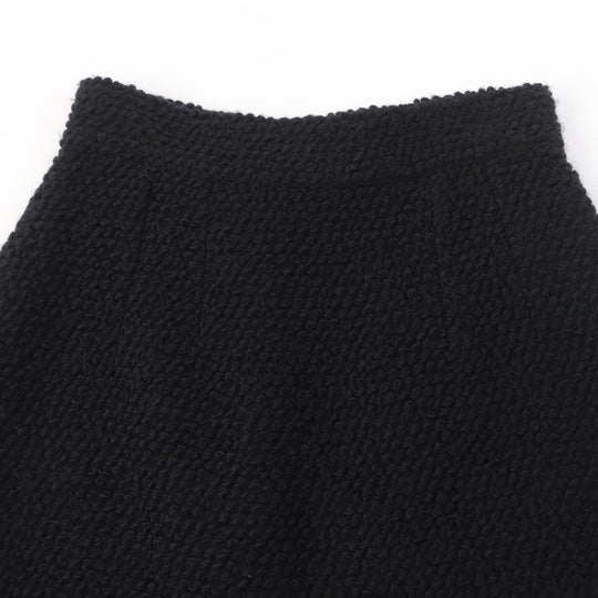 DOLCE&GABBANA skirt F4R37T Main: 80% wool, Main: 11% silk, Main: 9% nylon, Lining: 93% silk, Lining: 7% elastane black Women 36 Used Authentic