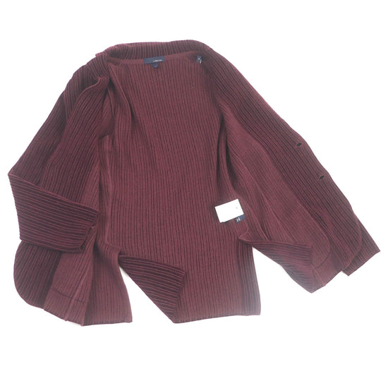 LARDINI tailored jacket Main: 40% wool, Main: 38% rayon, Main: 22% cotton Bordeaux mens S Used Authentic