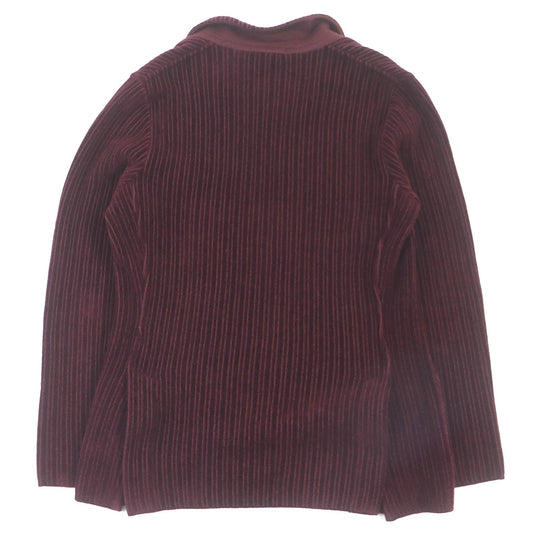 LARDINI tailored jacket Main: 40% wool, Main: 38% rayon, Main: 22% cotton Bordeaux mens S Used Authentic