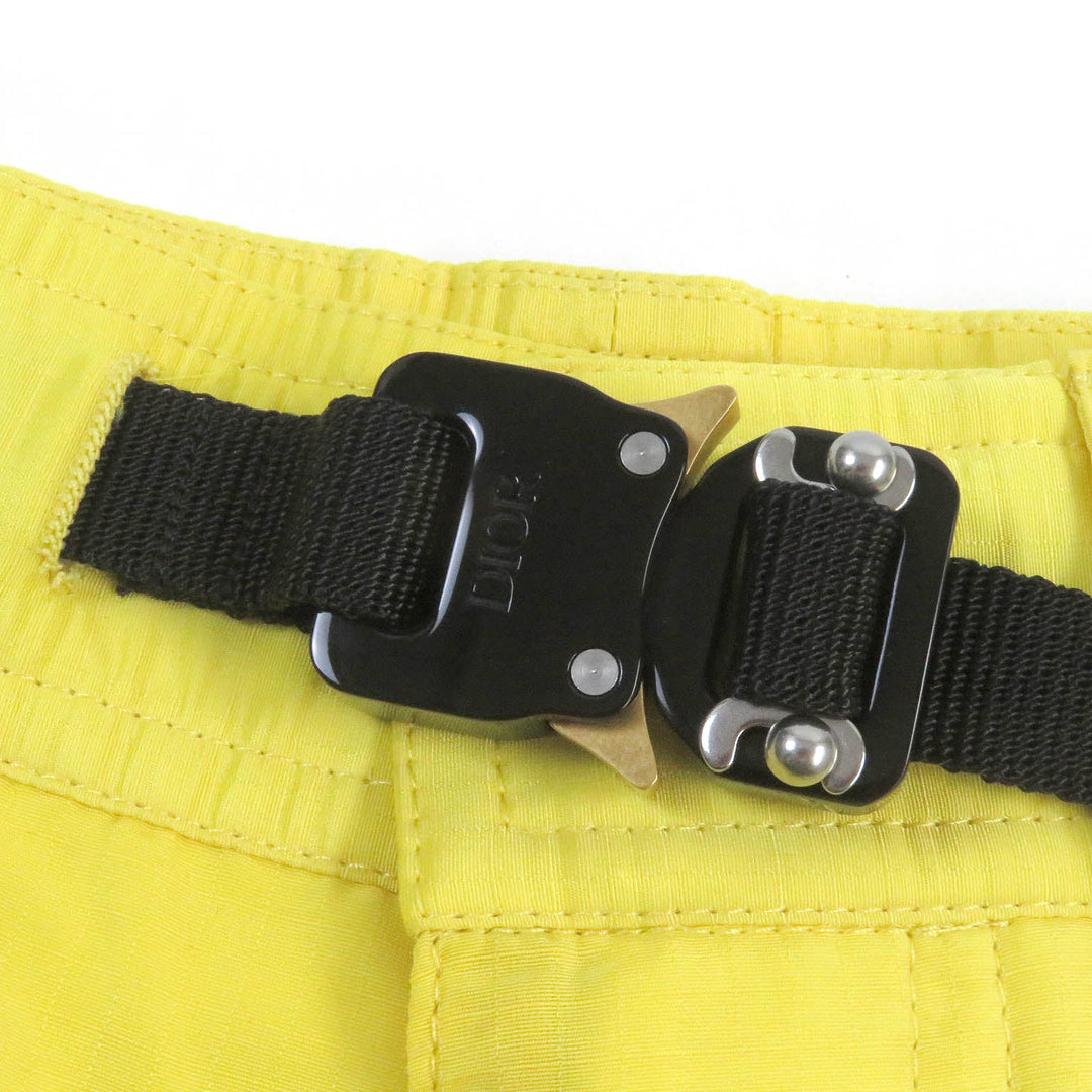 Dior HOMME Shorts 293C179A4717 Main: 59% nylon, Main: 41% cotton, Part: 100% nylon, Part: 50% nylon, Part: 50% other yellow mens 46 Used Authentic