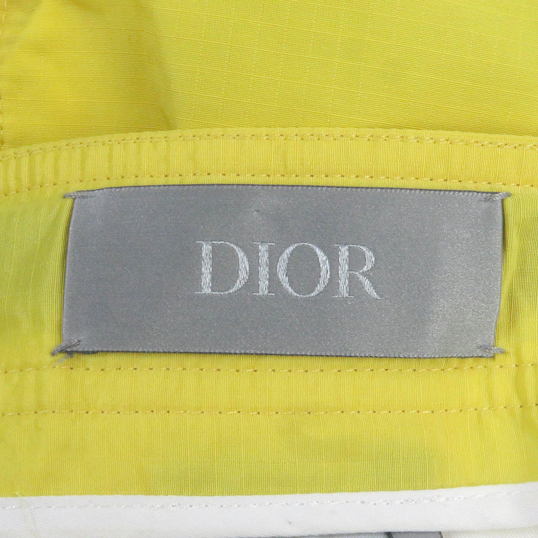 Dior HOMME Shorts 293C179A4717 Main: 59% nylon, Main: 41% cotton, Part: 100% nylon, Part: 50% nylon, Part: 50% other yellow mens 46 Used Authentic