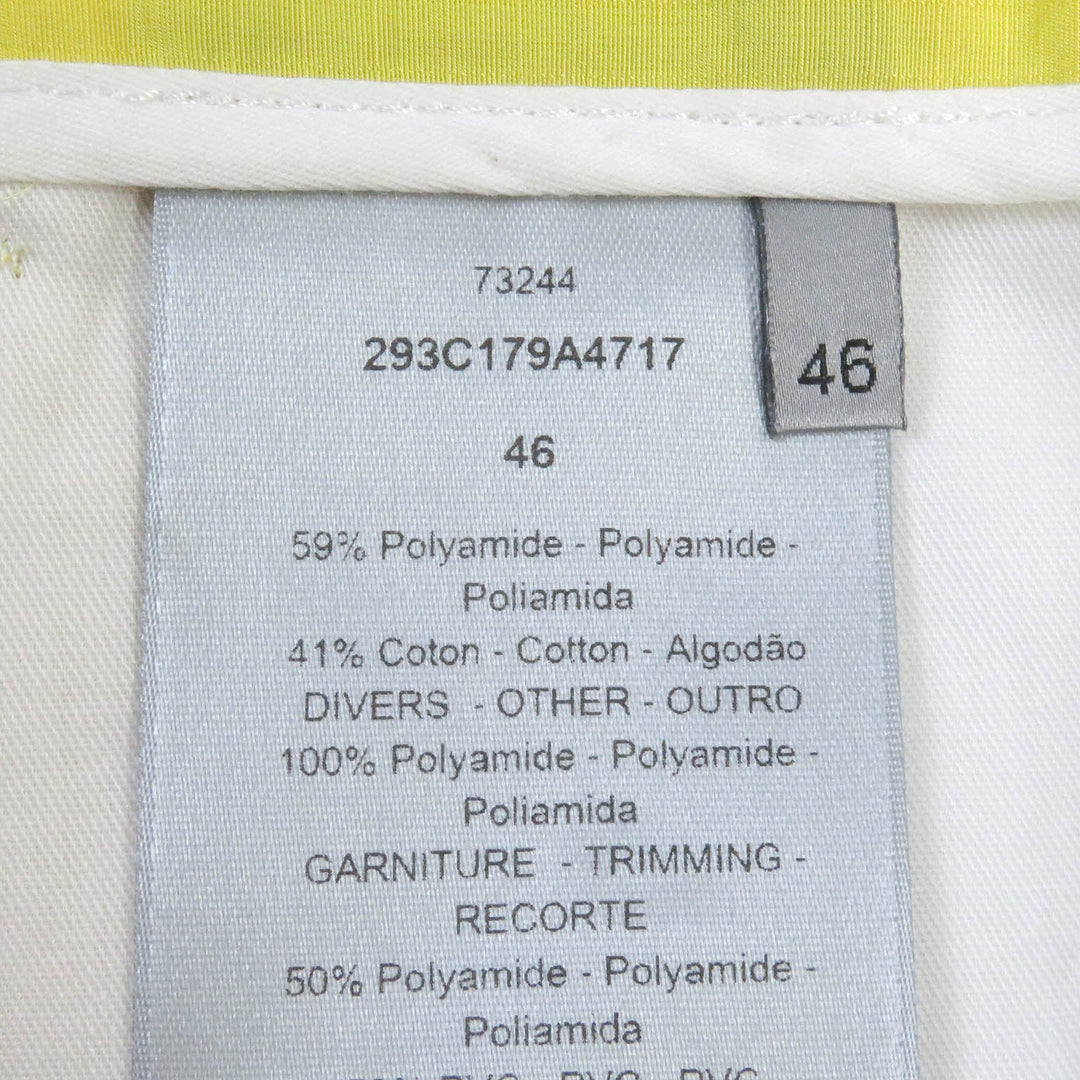 Dior HOMME Shorts 293C179A4717 Main: 59% nylon, Main: 41% cotton, Part: 100% nylon, Part: 50% nylon, Part: 50% other yellow mens 46 Used Authentic