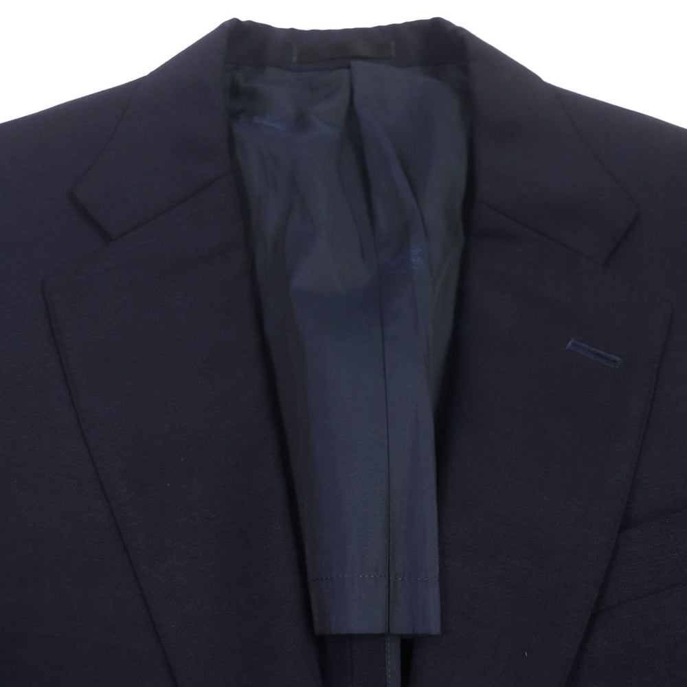 BURBERRY tailored jacket Outer: 55% wool, Outer: 45% mohair, Lining: polyester, Lining: cupra, Sleeve lining: cupra Navy mens Used Authentic